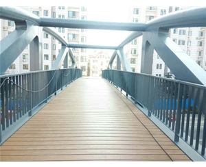 平度天桥通道木塑地板